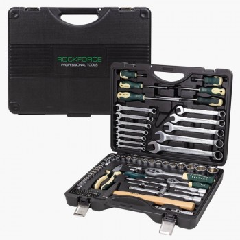 Комплект гедоре 1/2"& 1/4" ,  110 части ROCKFORCE ,41101-5 Комплект гедоре 1/2"& 1/4" ,  110 части ROCKFORCE ,41101-5