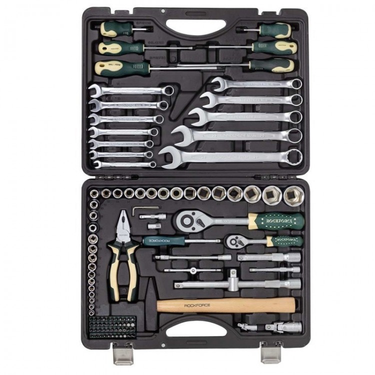 Комплект гедоре 1/2"& 1/4" , 110 части ROCKFORCE ,41101-5 Комплект гедоре 1/2"& 1/4" , 110 части ROCKFORCE ,41101-5