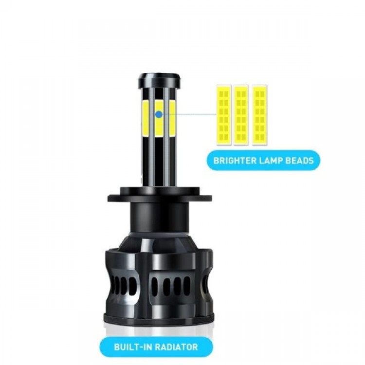 300W крушки за фар 8LED H7 6000K 12V 300W крушки за фар 8LED H7 6000K 12V