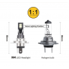 Диодни крушки H4 12V NA281 Диодни крушки H4 12V NA281