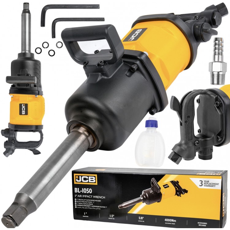 ПНЕВМАТИЧЕН УДАРЕН ГАЙКОВЕРТ С ДЪЛЪГ ШПИНДЕЛ 1″ 4000 NM JCB ПНЕВМАТИЧЕН УДАРЕН ГАЙКОВЕРТ С ДЪЛЪГ ШПИНДЕЛ 1″ 4000 NM JCB