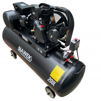 КОМПРЕСОР ЗА ВЪЗДУХ 200 ЛИТРА HAWEK , HW-3021