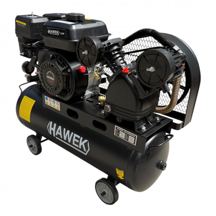 Бензинов компресор за въздух HAWEK , 50 литра , 7.5Hp