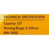 Хидравлична преса 12 тона JCB , TY12001 Хидравлична преса 12 тона JCB , TY12001