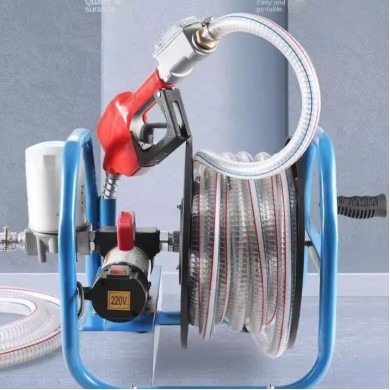Електрическа помпа за гориво със стойка и пистолет  – 220V , В-29-31
