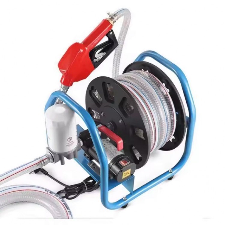 Електрическа помпа за гориво със стойка и пистолет  – 220V , В-29-31