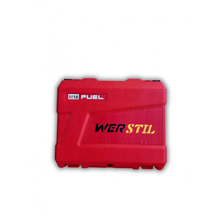 АКУМУЛАТОРЕН ЪГЛОШЛАЙФ 36V 8AH 125 ММ Werstil RED MX FUEL АКУМУЛАТОРЕН ЪГЛОШЛАЙФ 36V 8AH 125 ММ Werstil RED MX FUEL