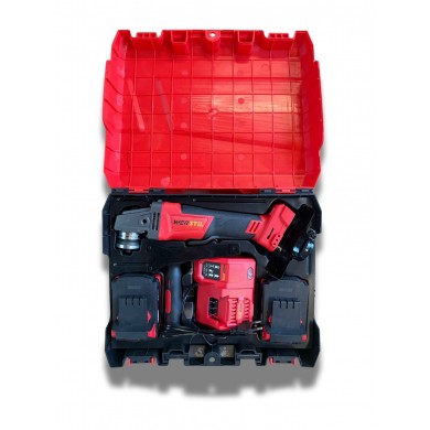 АКУМУЛАТОРЕН ЪГЛОШЛАЙФ 36V 8AH 125 ММ Werstil RED MX FUEL