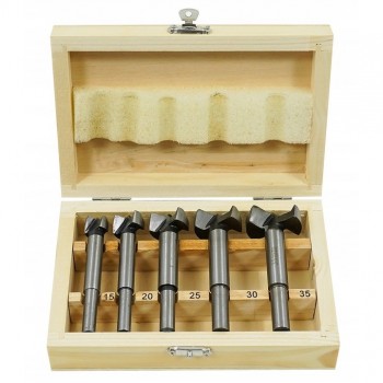 Комплект фрезери за дърво VOREL by TOYA  22551 , 15-35 мм, 5 броя, 8 мм