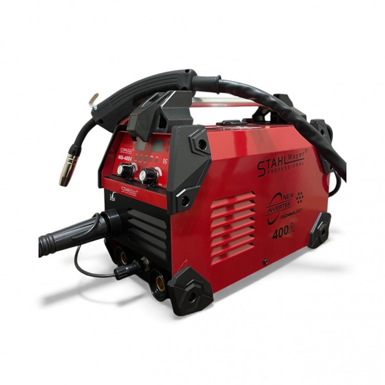 Телоподаващ апарат MIG, MAG, MMA за заваряване без газ 400А STAHLMAYER-RED