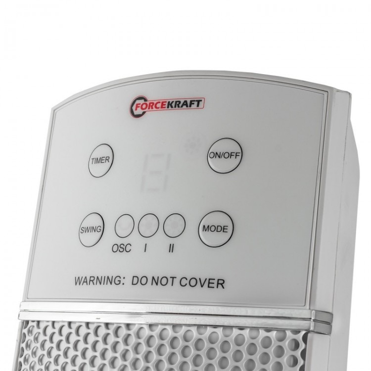Вентилаторна печка с керамичен нагревател 2200W FORCEKRAFT с дистанционно Вентилаторна печка с керамичен нагревател 2200W FORCEKRAFT с дистанционно