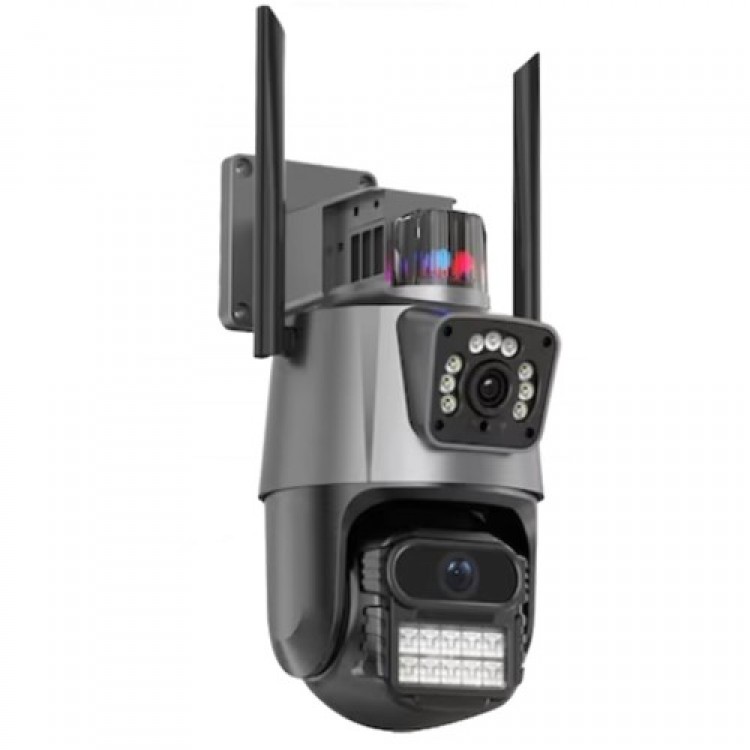 БЕЗЖИЧНА ДВОЙНА WIFI УПРАВЛЯЕМА ULTRA HD КАМЕРА С НОЩНО ВИЖДАНЕ 8 Х ZOOM И АЛАРМА БЕЗЖИЧНА ДВОЙНА WIFI УПРАВЛЯЕМА ULTRA HD КАМЕРА С НОЩНО ВИЖДАНЕ 8 Х ZOOM И АЛАРМА