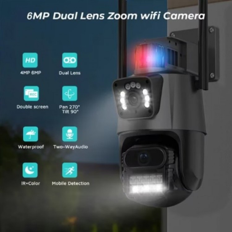 БЕЗЖИЧНА ДВОЙНА WIFI УПРАВЛЯЕМА ULTRA HD КАМЕРА С НОЩНО ВИЖДАНЕ 8 Х ZOOM И АЛАРМА БЕЗЖИЧНА ДВОЙНА WIFI УПРАВЛЯЕМА ULTRA HD КАМЕРА С НОЩНО ВИЖДАНЕ 8 Х ZOOM И АЛАРМА