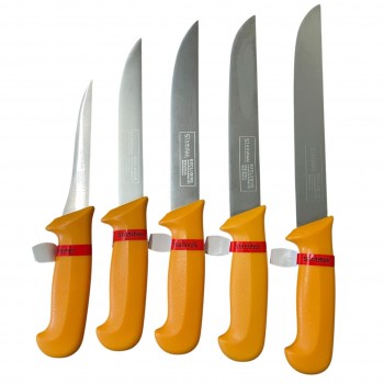 Комплект професионални месарски ножове  , 5 броя STAHLMAYER Exclusive  + подарък