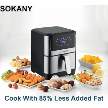 Air Fryer -  ЕЪРФРАЙЪР 7 литра , Sokany , SK-ZG-8040