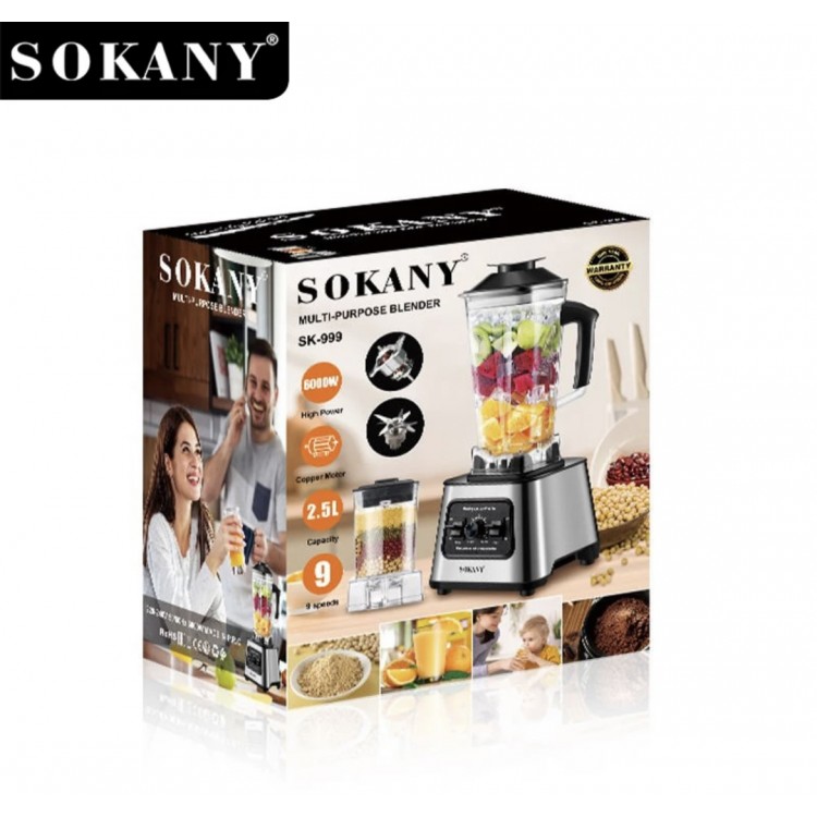 Мултифункционален кухненски блендер  Sokany SK-999 – 6000W