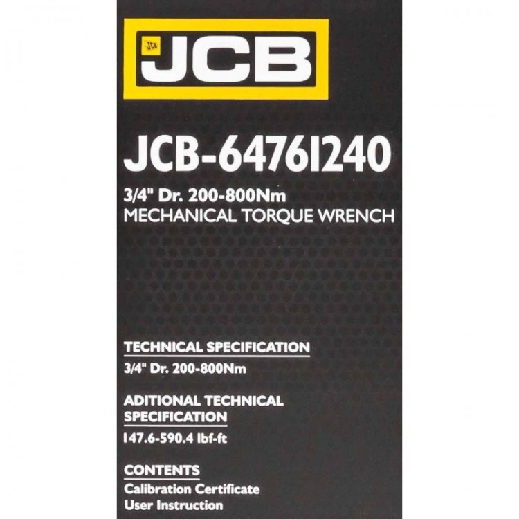 Динамометричен ключ 3/4" ,200-800 Nm JCB Динамометричен ключ 3/4" ,200-800 Nm JCB