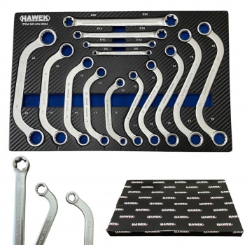 Специални ключове комплект S-образни , С-образни , Е-Torx , 14части HAWEK 