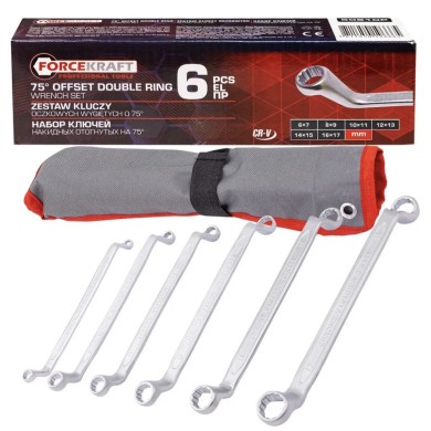 Ключове лули комплект FORCEKRAFT  6–17 мм, 6 части