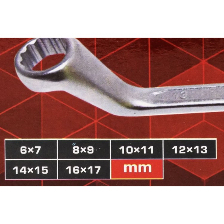 Ключове лули комплект FORCEKRAFT  6–17 мм, 6 части