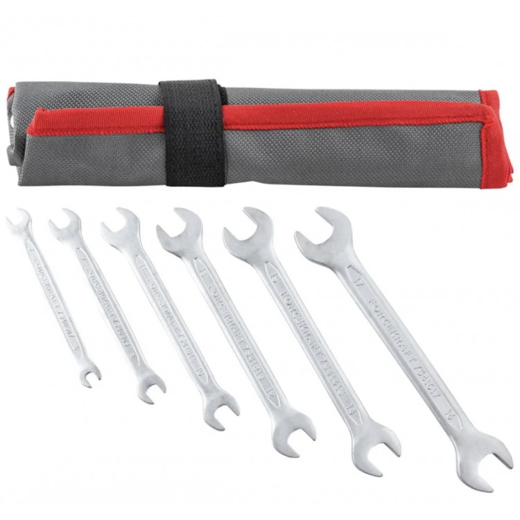 Комплект гаечни ключове FORCEKRAFT 6 части, 6–17 мм , FK-5062P