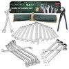 Комплект MIX професионални ключове 24 части ROCKFORCE RF-5148R